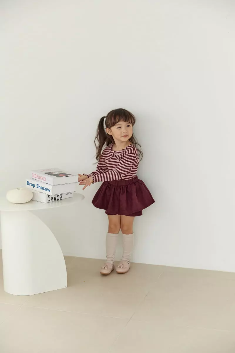 Orange Mom - Korean Children Fashion - #littlefashionista - Ribbon Tee - 8