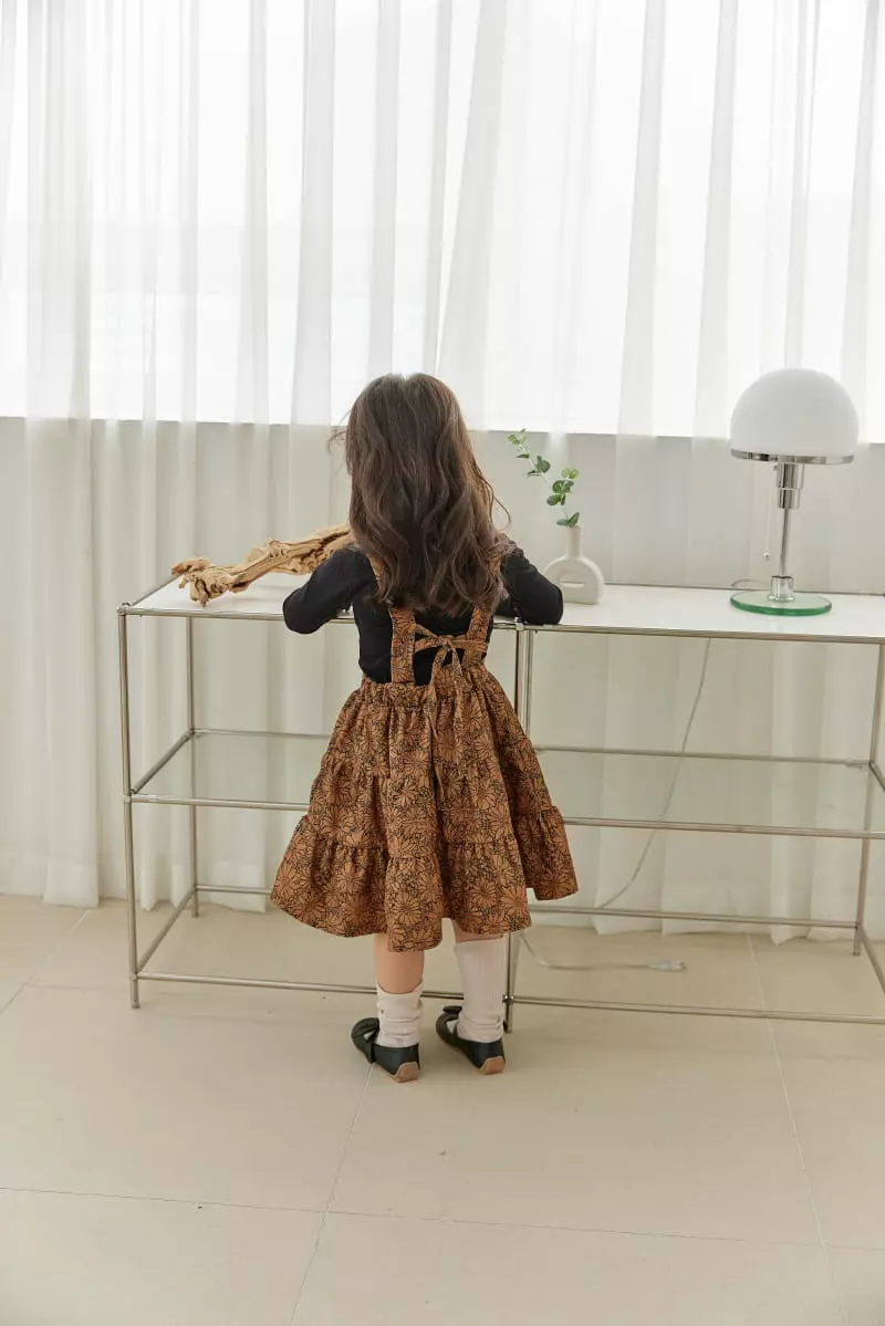 Orange Mom - Korean Children Fashion - #littlefashionista - Cancan Dungarees One-piece - 9