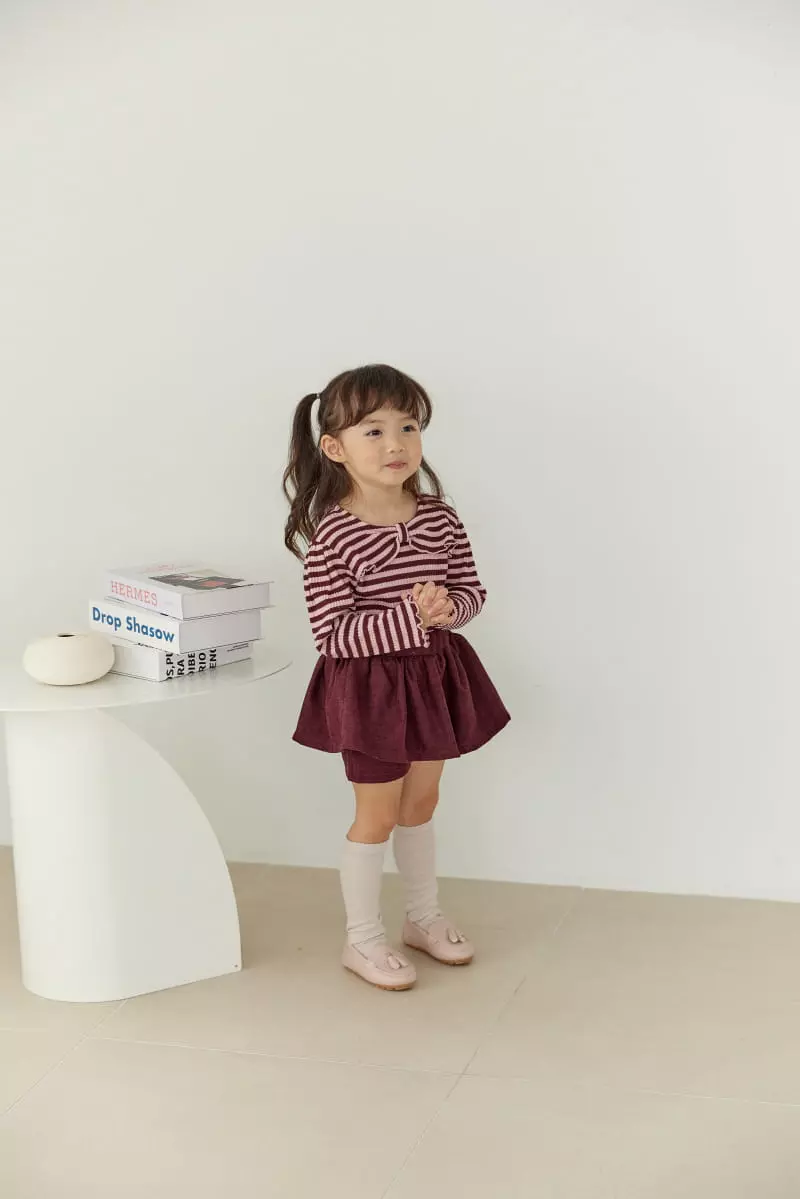 Orange Mom - Korean Children Fashion - #littlefashionista - Ribbon Tee - 7