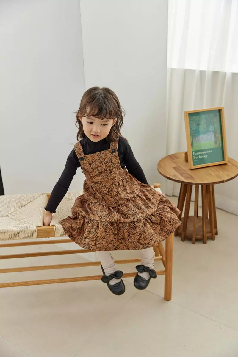 Orange Mom - Korean Children Fashion - #magicofchildhood - Cancan Dungarees One-piece - 10