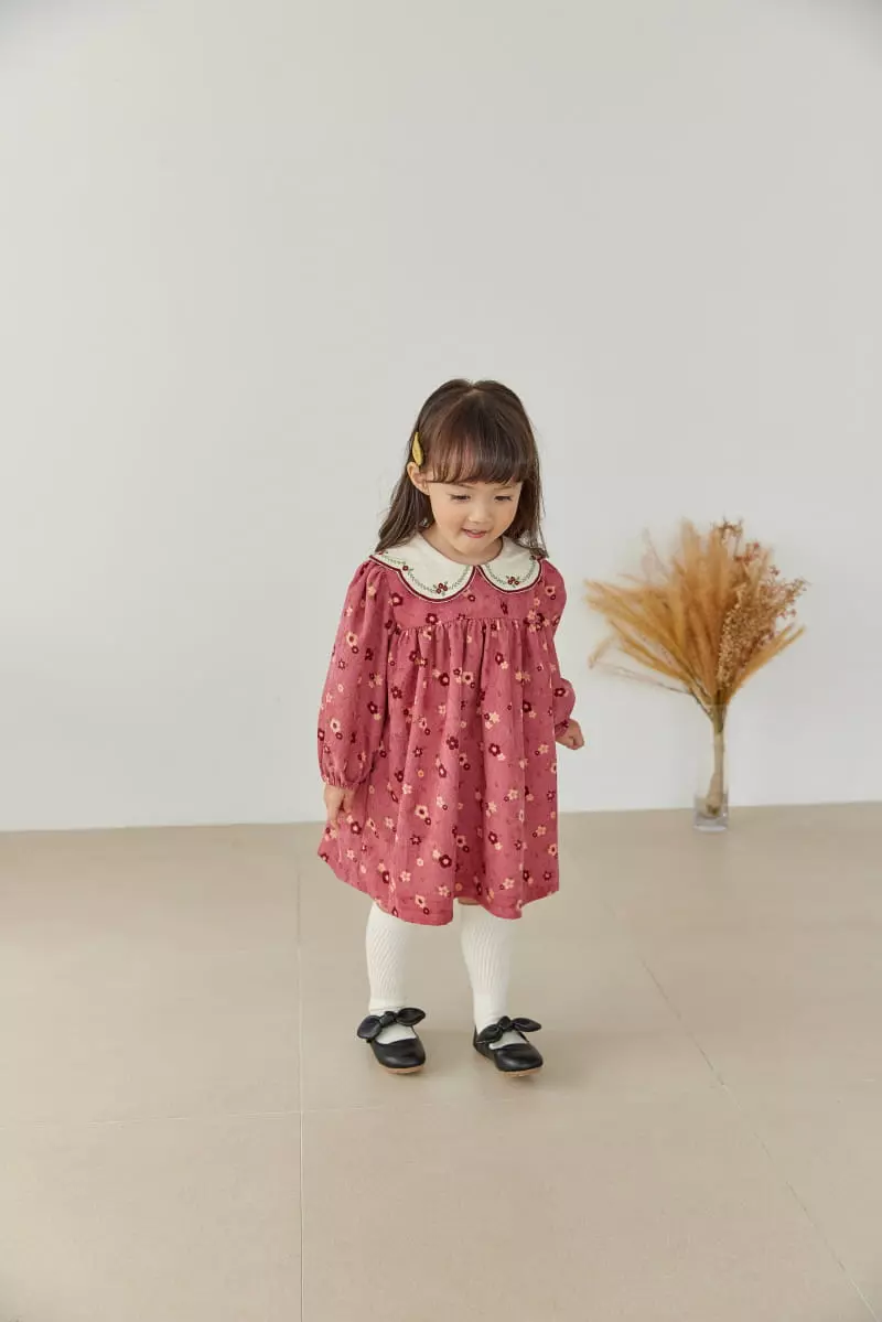 Orange Mom - Korean Children Fashion - #magicofchildhood - Embroidery One-piece - 7