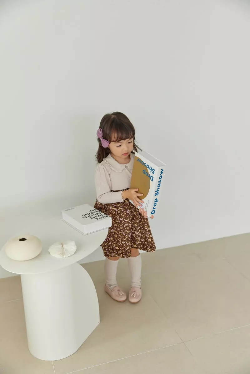Orange Mom - Korean Children Fashion - #magicofchildhood - Rib Color One-piece - 6