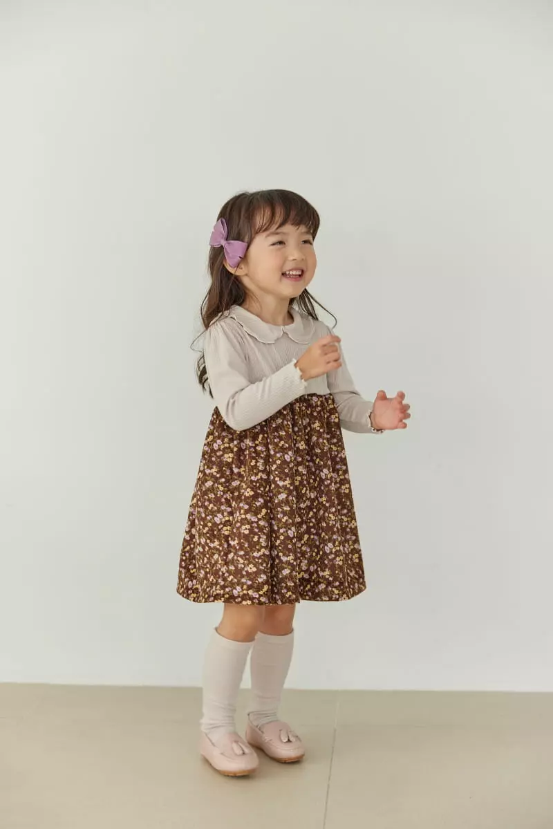 Orange Mom - Korean Children Fashion - #magicofchildhood - Rib Color One-piece - 5