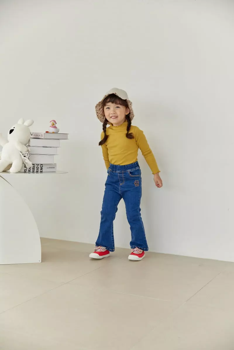 Orange Mom - Korean Children Fashion - #magicofchildhood - Bootscut Jeans - 2