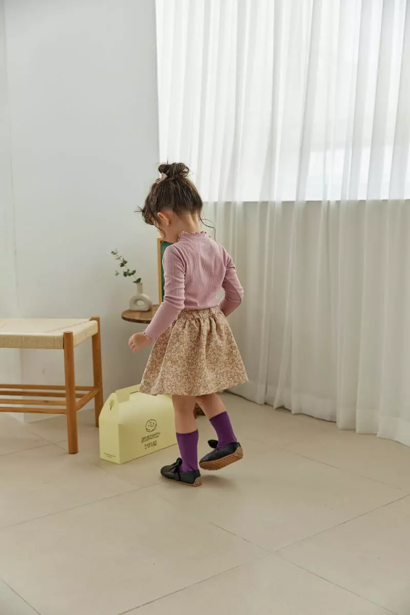 Orange Mom - Korean Children Fashion - #littlefashionista - Rib Tee - 4