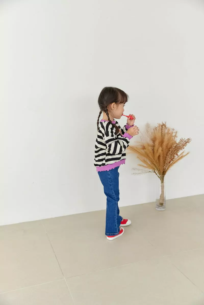 Orange Mom - Korean Children Fashion - #minifashionista - Stripes Color Tee - 12
