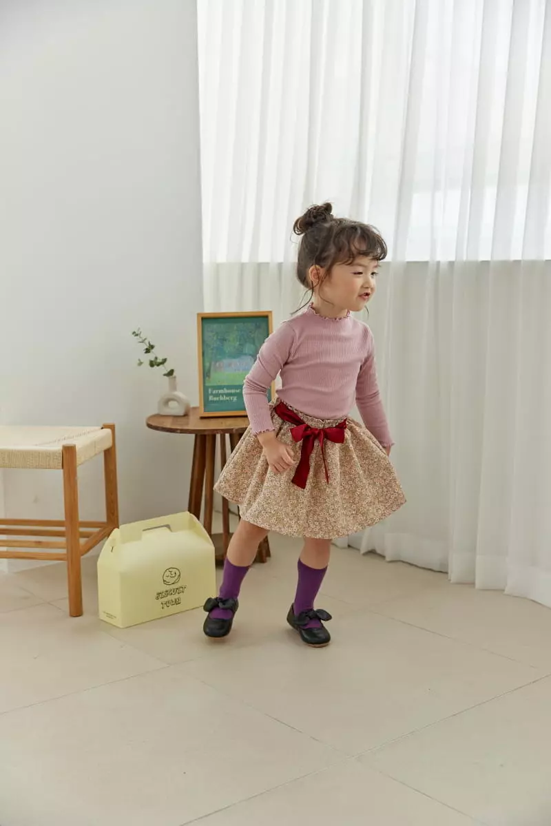 Orange Mom - Korean Children Fashion - #minifashionista - Rib Tee - 5