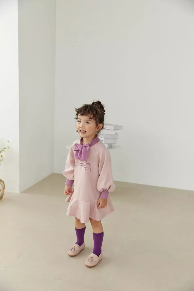 Orange Mom - Korean Children Fashion - #prettylittlegirls - Ribbon One-piece - 11