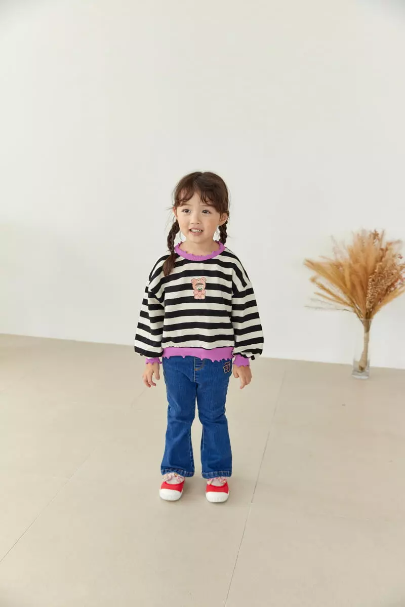 Orange Mom - Korean Children Fashion - #stylishchildhood - Bootscut Jeans - 7