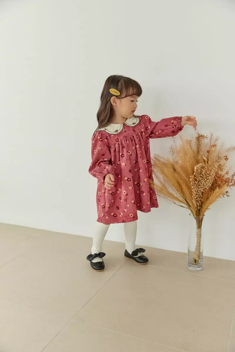 Orange Mom - Korean Children Fashion - #todddlerfashion - Embroidery One-piece - 10