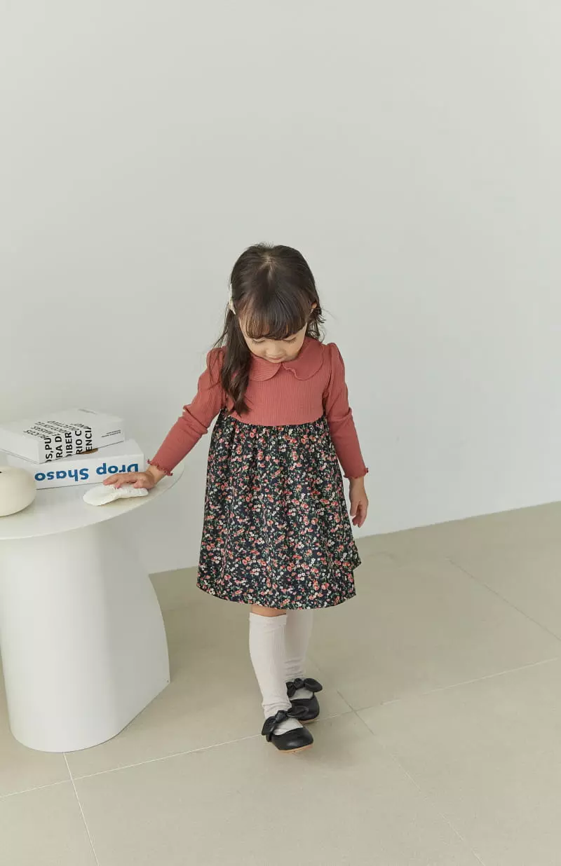 Orange Mom - Korean Children Fashion - #toddlerclothing - Rib Color One-piece - 9