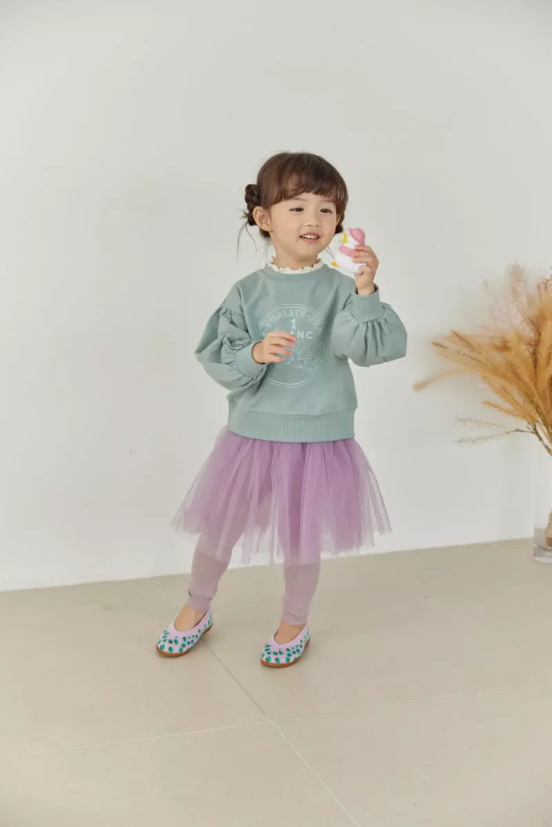 Orange Mom - Korean Children Fashion - #todddlerfashion - Sha Skirt Leggongs - 4