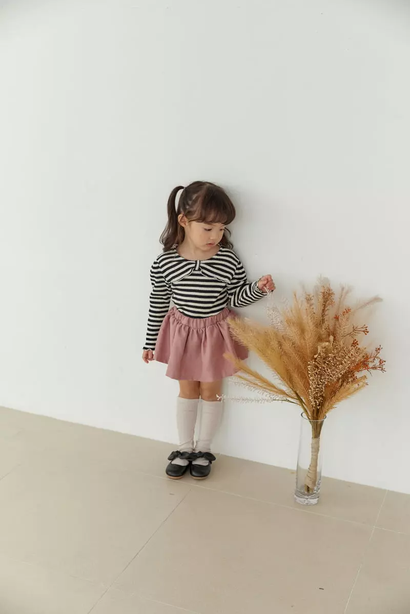 Orange Mom - Korean Children Fashion - #toddlerclothing - Tonedo Skirt Pants