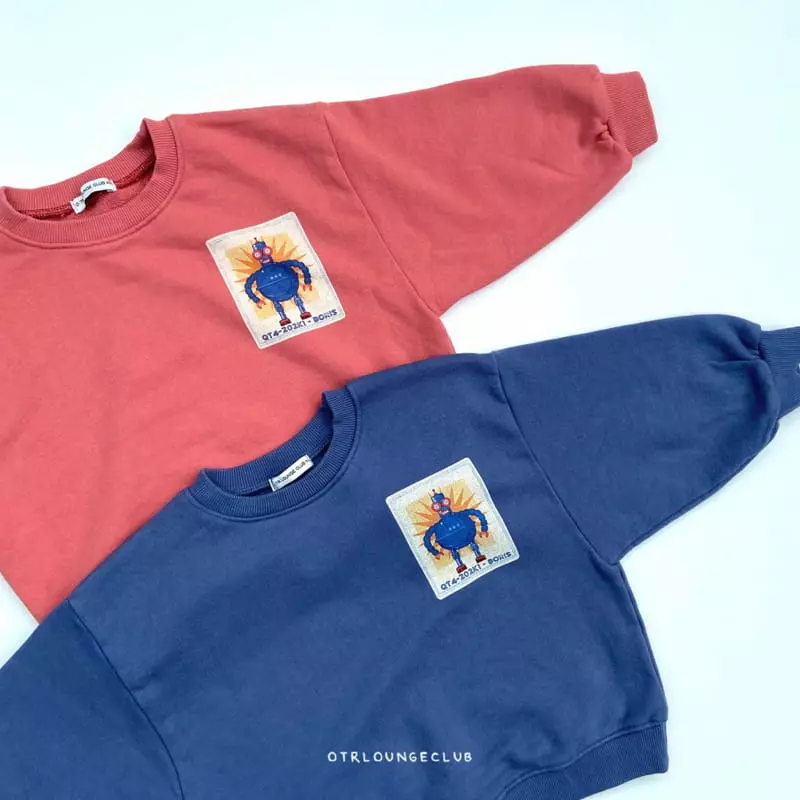 Otr - Korean Children Fashion - #Kfashion4kids - Robbot Sweatshirt
