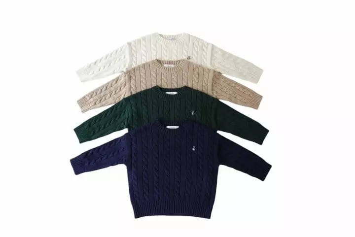Our - Korean Children Fashion - #childofig - Twist Knit Tee - 10