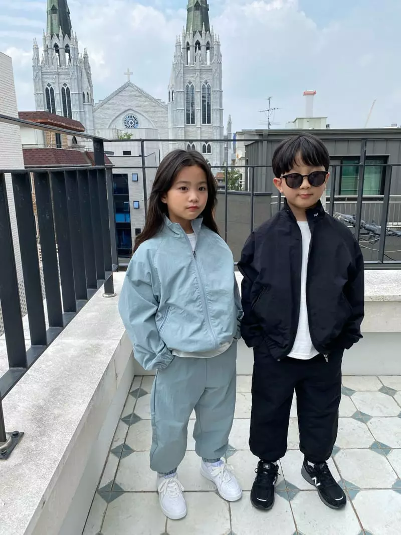 Our - Korean Children Fashion - #childofig - Nock Wind Top Bottom Set - 6