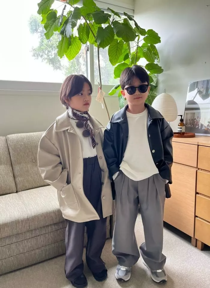 Our - Korean Children Fashion - #discoveringself - Move Leather Jumper - 5