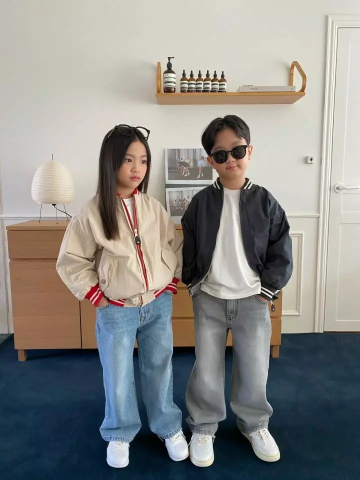 Our - Korean Children Fashion - #discoveringself - Reversible Brick Jumper - 3