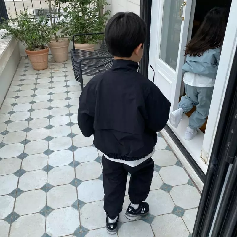 Our - Korean Children Fashion - #discoveringself - Nock Wind Top Bottom Set - 10