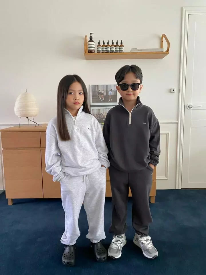 Our - Korean Children Fashion - #fashionkids - Sander Half Top Bottom Set - 9