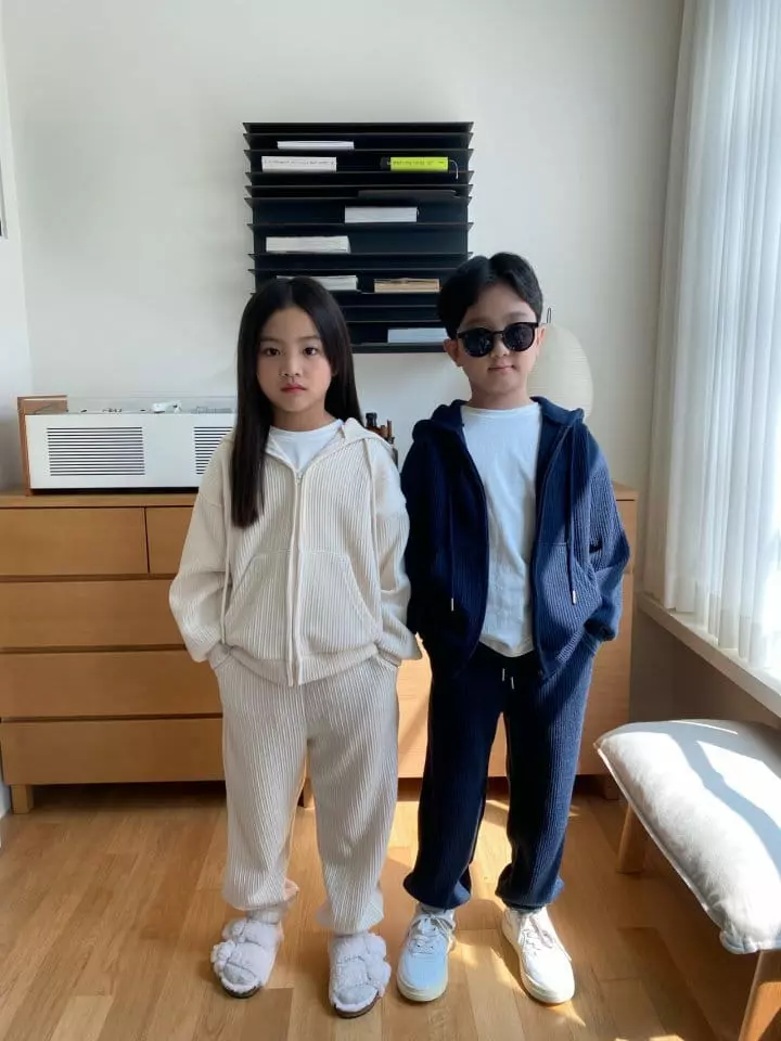 Our - Korean Children Fashion - #fashionkids - Churros Knit Top Bottom Set - 7