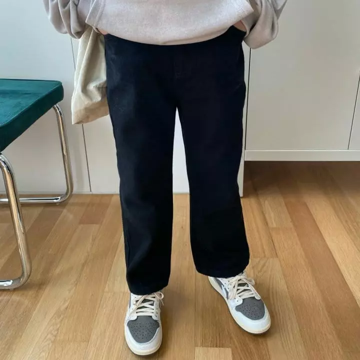 Our - Korean Children Fashion - #fashionkids - Low Black Jeans