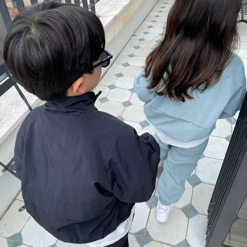 Our - Korean Children Fashion - #fashionkids - Nock Wind Top Bottom Set - 11