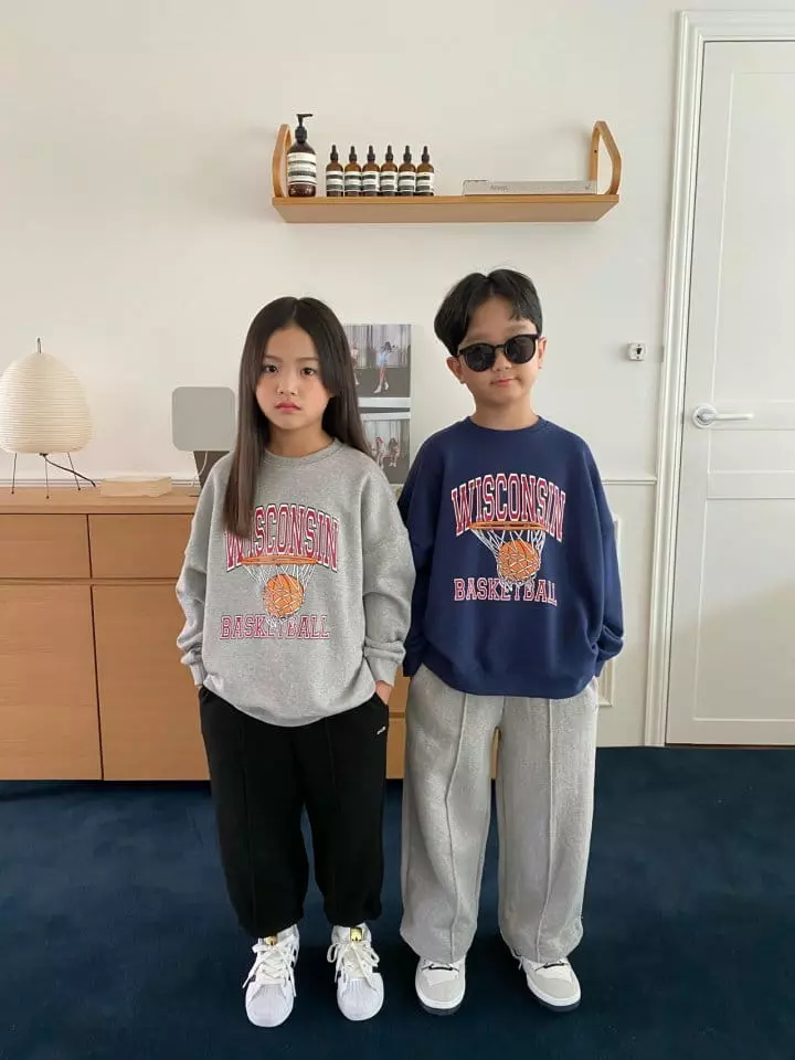 Our - Korean Children Fashion - #kidsshorts - Basket Sweatshirt - 11