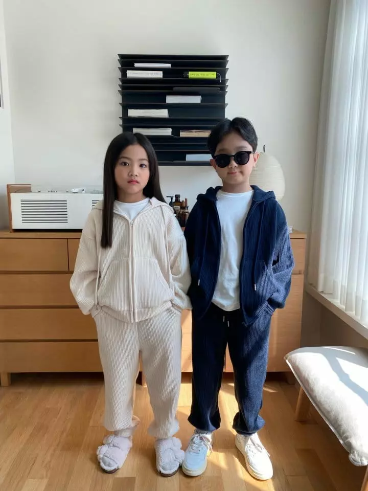 Our - Korean Children Fashion - #kidsstore - Churros Knit Top Bottom Set - 9