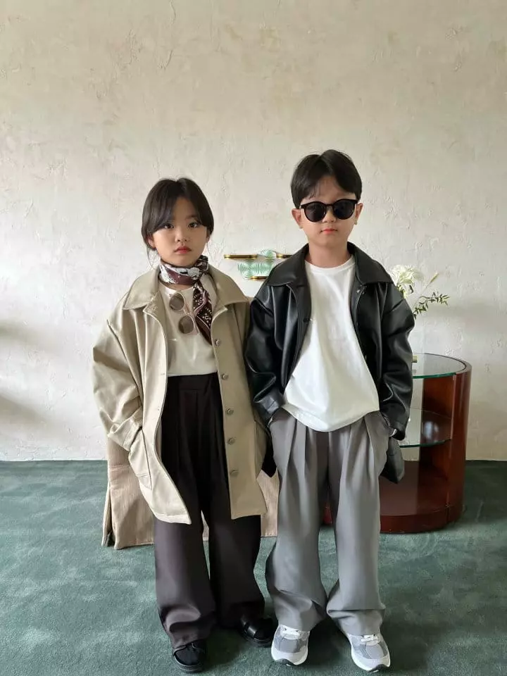 Our - Korean Children Fashion - #kidzfashiontrend - Move Leather Jumper - 9