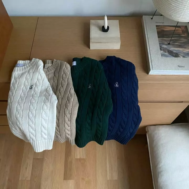 Our - Korean Children Fashion - #kidzfashiontrend - Twist Knit Tee