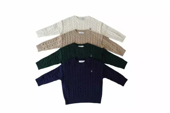 Our - Korean Children Fashion - #littlefashionista - Twist Knit Tee - 3