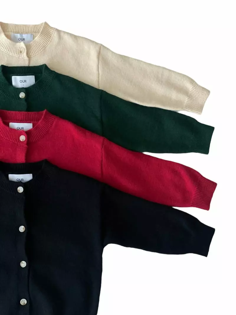 Our - Korean Children Fashion - #magicofchildhood - Mild Knit Cardigan