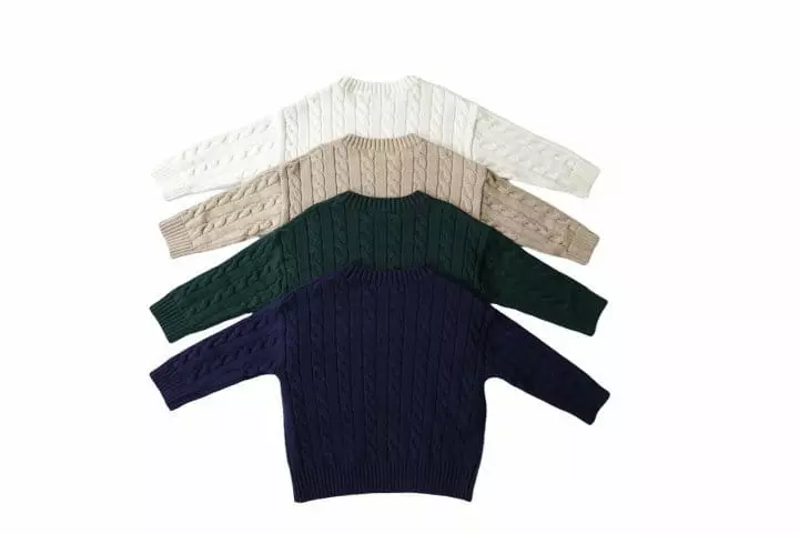 Our - Korean Children Fashion - #prettylittlegirls - Twist Knit Tee - 6