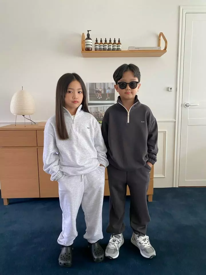 Our - Korean Children Fashion - #todddlerfashion - Sander Half Top Bottom Set - 2