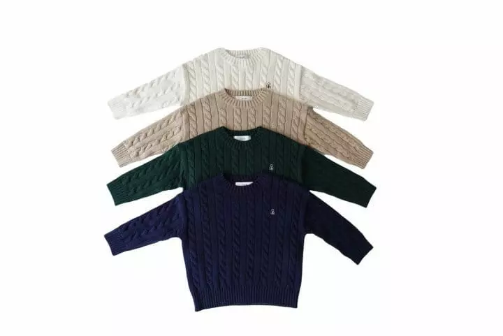 Our - Korean Children Fashion - #todddlerfashion - Twist Knit Tee - 7