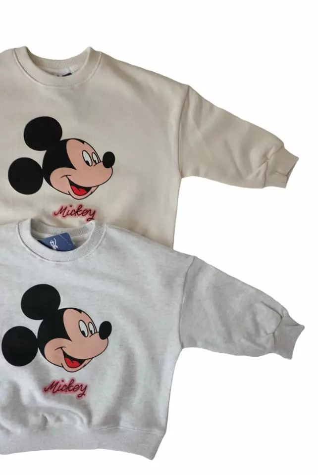 Our - Korean Children Fashion - #todddlerfashion - Mickey Sweatshirt - 2