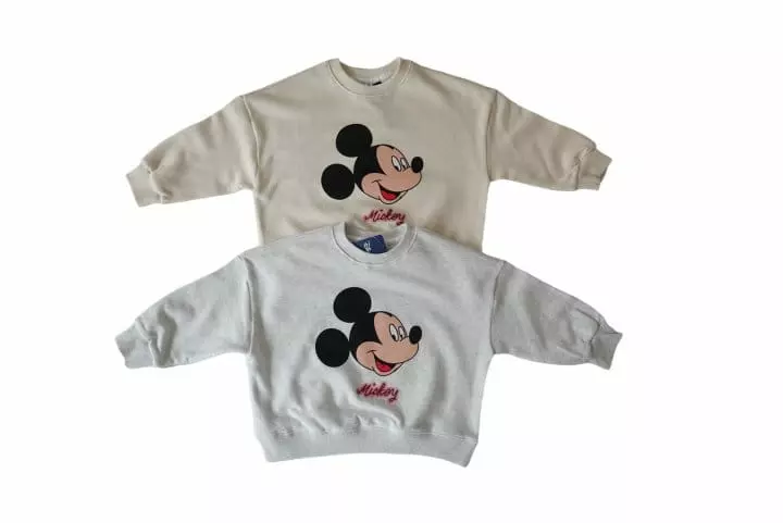Our - Korean Children Fashion - #toddlerclothing - Mickey Sweatshirt - 3
