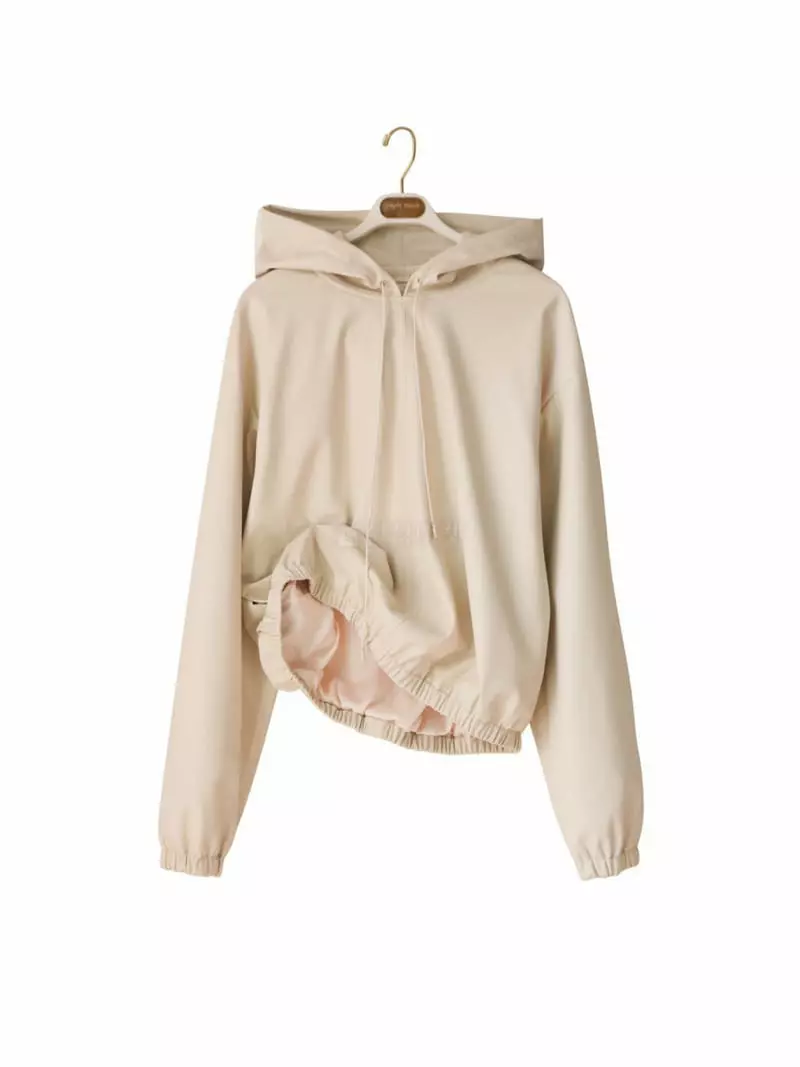 Paper Moon - Korean Women Fashion - #momslook - Classic Leather Plain Hoody - 11
