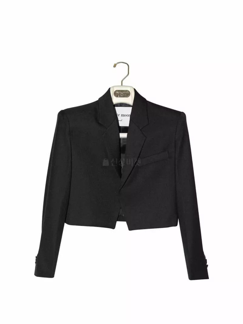 Paper Moon - Korean Women Fashion - #momslook - Open Front Crop Jacket - 8