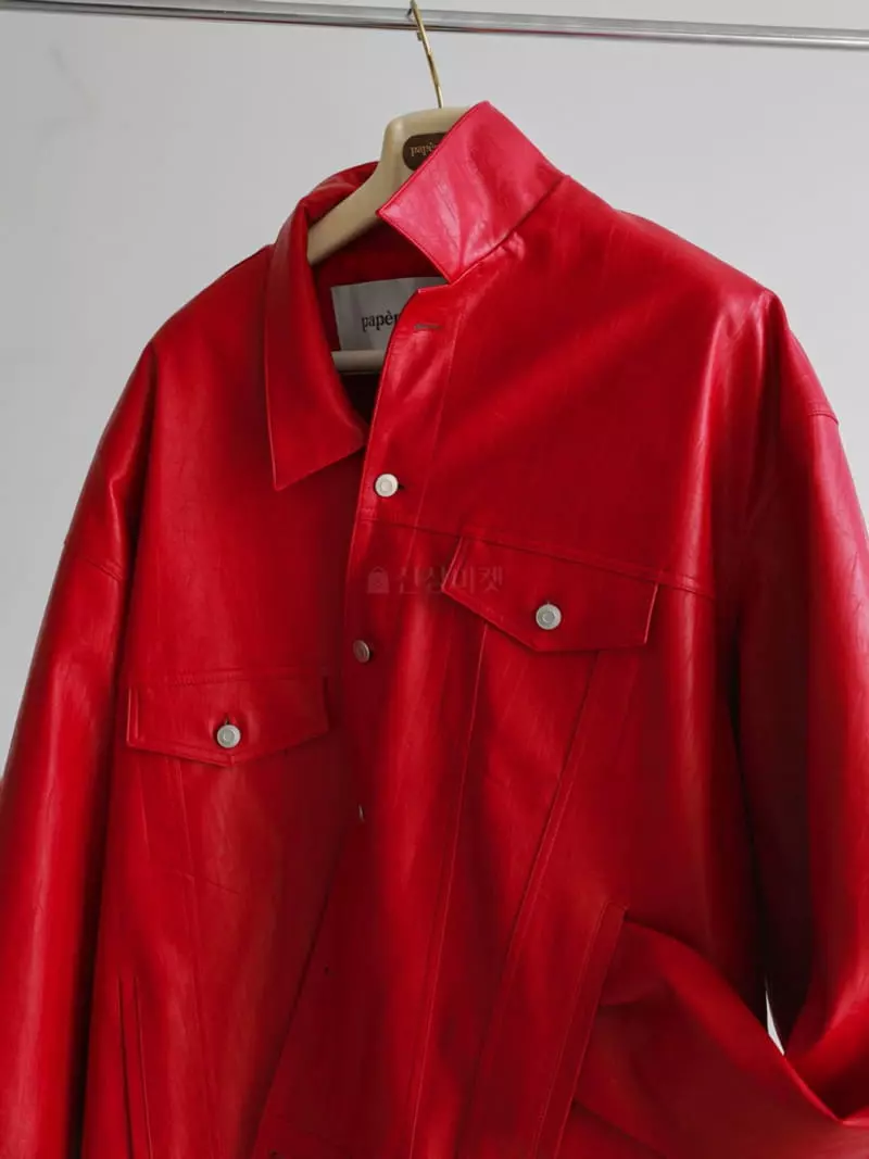 Paper Moon - Korean Women Fashion - #momslook - Leather Jacket - 2