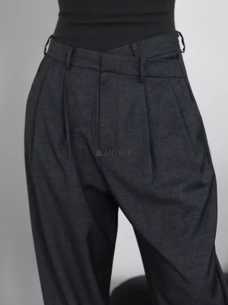 Paper Moon - Korean Women Fashion - #momslook - Pintuck Wide Pants - 7
