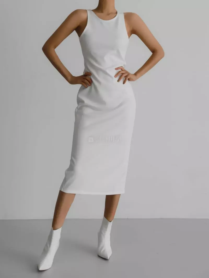 Paper Moon - Korean Women Fashion - #momslook - Bunddo Tank Pencil One-piece - 3