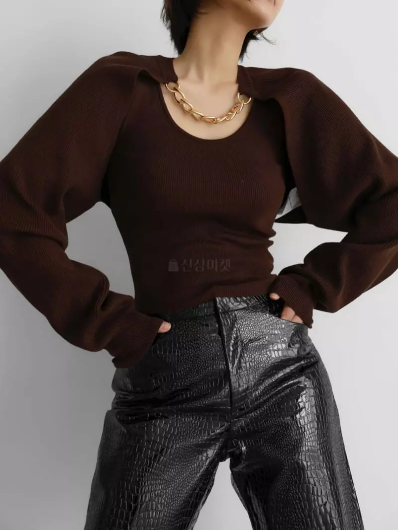 Paper Moon - Korean Women Fashion - #momslook - Volume Leather Pants - 2