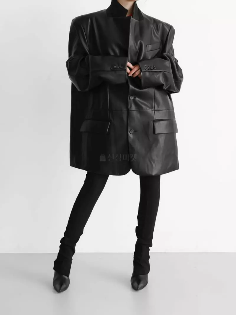 Paper Moon - Korean Women Fashion - #womensfashion - Maxy Single Jacket - 4