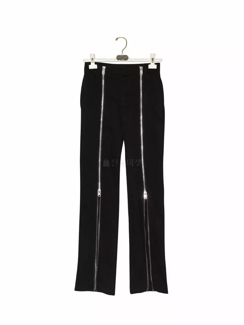 Paper Moon - Korean Women Fashion - #momslook - Luxe Zipper Detail Pants - 5