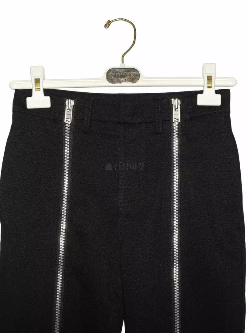Paper Moon - Korean Women Fashion - #momslook - Luxe Zipper Detail Pants - 6