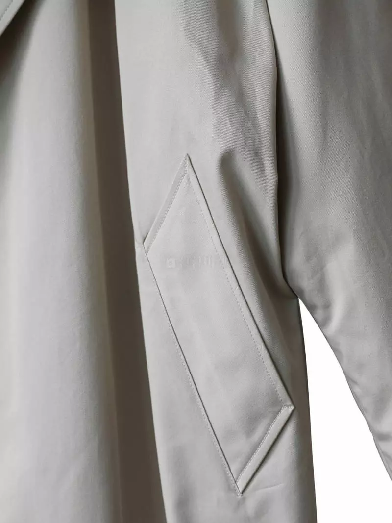 Paper Moon - Korean Women Fashion - #momslook - Padded Shoulder Trench Coat - 12