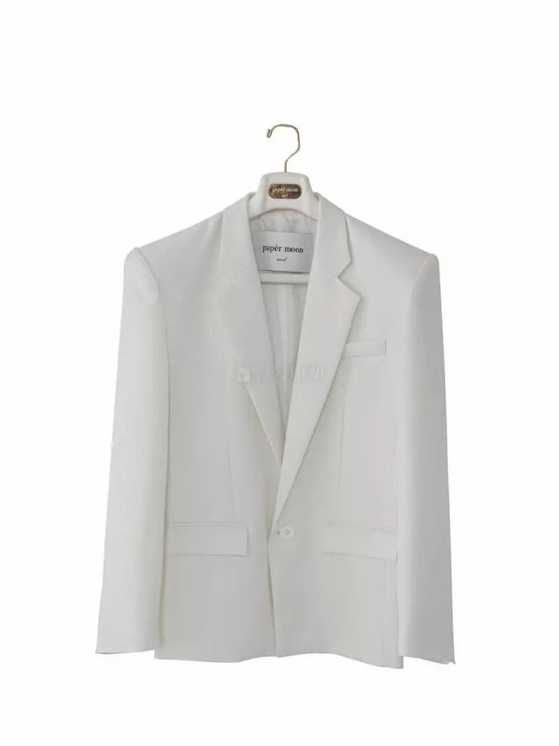 Paper Moon - Korean Women Fashion - #womensfashion - Square Sholder Twilol Jacket - 4