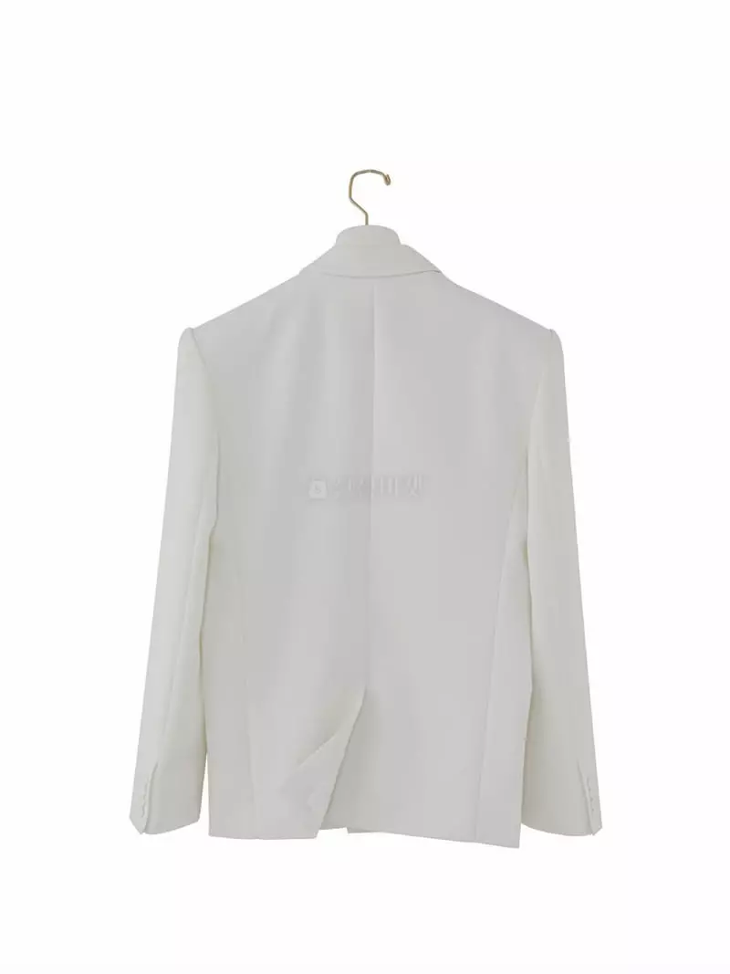 Paper Moon - Korean Women Fashion - #momslook - Square Sholder Twilol Jacket - 8